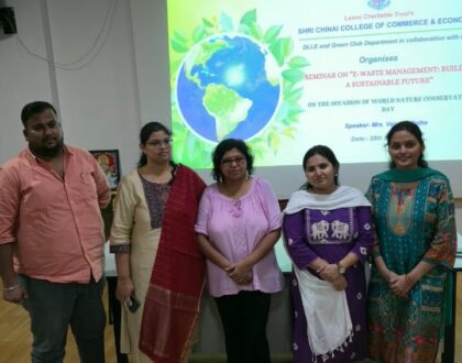 E-Waste Collection Drive and Seminar on "E-Waste Management: Building a Sustainable Future" on Tuesday, 28th July 2026
