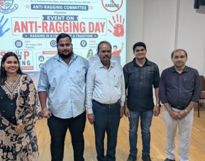 Anti Ragging Committee Organises Short Film for Spreading awareness on Anti ragging on Tuesday, 18th August 2026.
