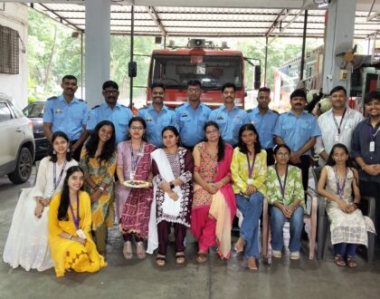 Rakshabandhan Celebration with Firefighters