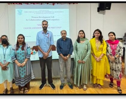 The Women Development Cell (WDC) organized A seminar on “Cancer: Awareness is the First Step” on Thursday, 20 August 2026