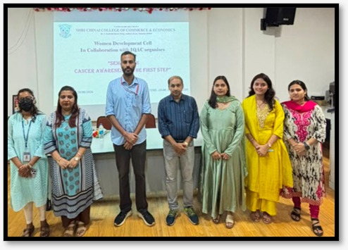 The Women Development Cell (WDC) organized A seminar on “Cancer: Awareness is the First Step” on Thursday, 20 August 2026