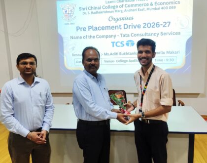 Pre Placement Drive (TCS) 2026-2027 on 1st September 2026, Tuesday